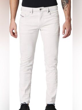 Men's Skinny White Jeans – Modern Slim Stretch